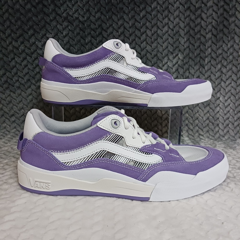 Vans Skate Wayvee 2 Purple White Men's Skateboarding Athletic Sneaker Size 10